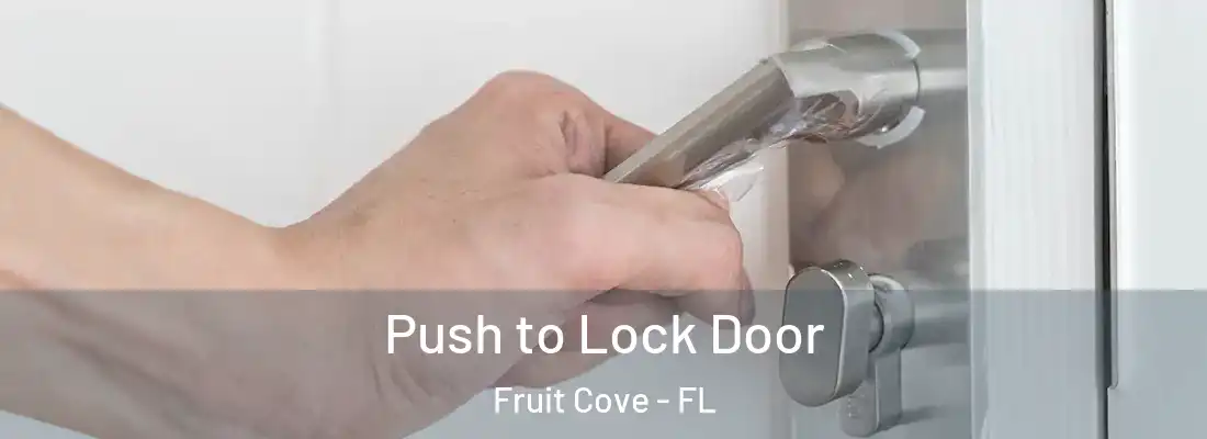 Push to Lock Door Fruit Cove - FL
